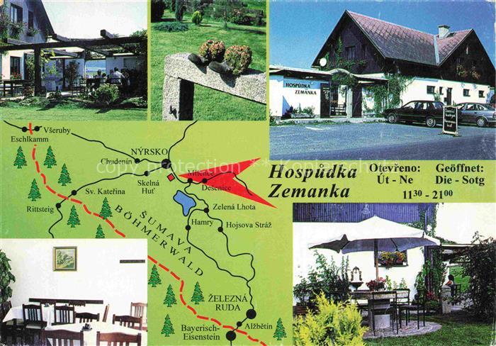 Milence Nyrsko Klatovy CZ Hospudka Zemanka Gaststube Terrasse