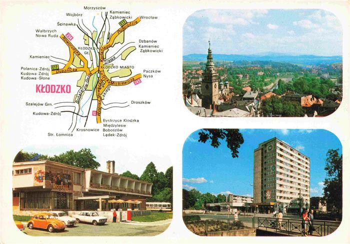 Klodzko Glatz PL Widok ogolny Motel Ulica Daszyriskiego