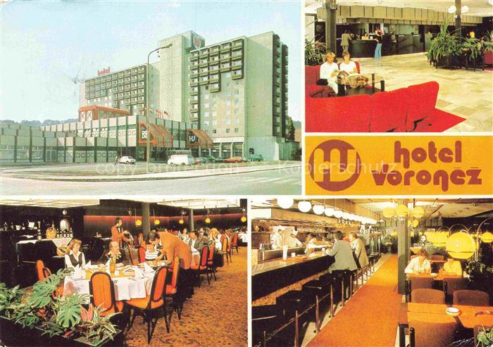 BRNO Bruenn CZ Interhotel Voronez Speisesaal Bar Foyer