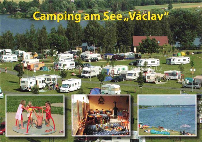 Vaclav Camping Kempvaclav Podhrad Cheb Eger CZ Panorama Spielplatz Restaurant