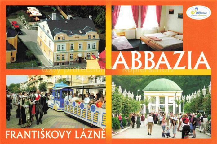 FRANTISKOVY LAZNE Franzensbad Boehmen CZ Pension Abbazia Teilansichten