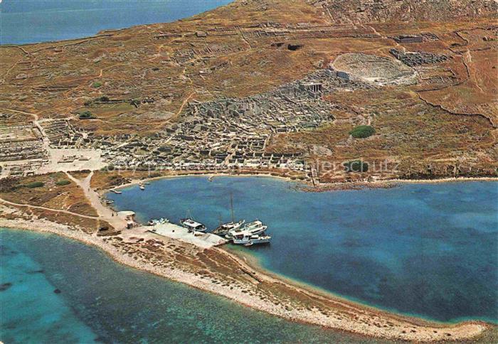 Delos Delo Greece Fliegeraufnahme