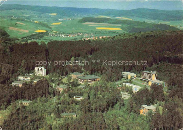 Lippoldsberg Wahlsburg Hessen Klinik und Rehazentrum Fliegeraufnahme