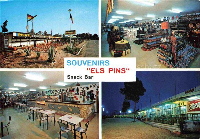 Francia BARCELONA Cataluna ES Souvenirs Els Pins Snack Bar