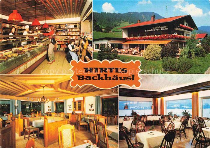 Reit Winkl Hirtl's Backhaeusl Conditorei Tagescafe Gastraum