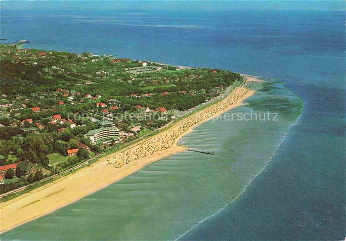 WYK  FoeHR Nordfriesland Suedstrand Fliegeraufnahme