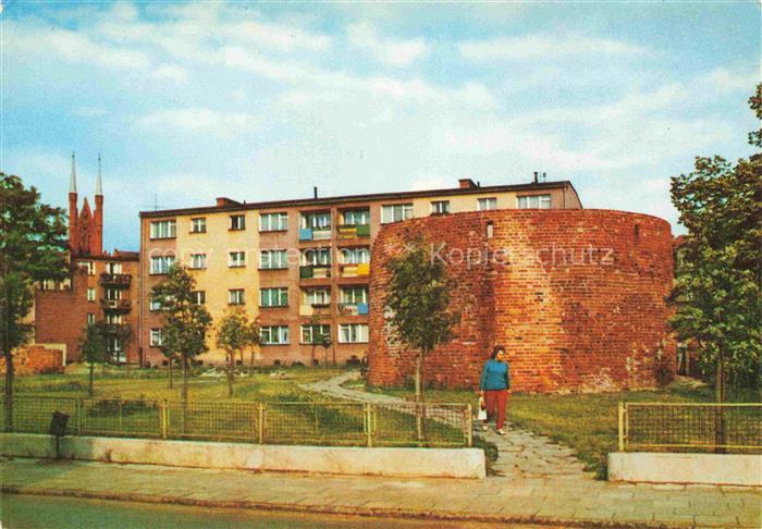 Swiebodzin Schwiebus Ostbrandenburg PL Fragment miasta baszta