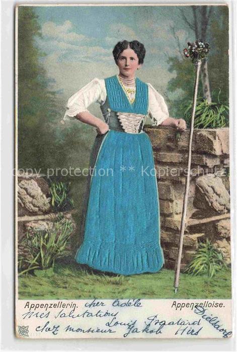 Trachten Appenzellerin