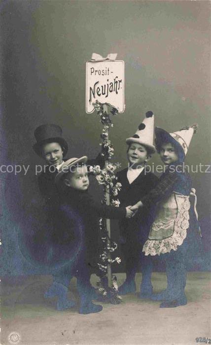 Foto NPG Nr. 928/2 Neujahr Kinder