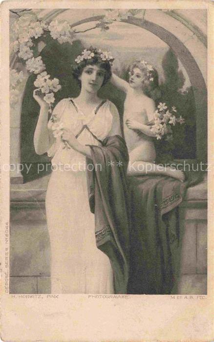 HORWITZ H. Kuenstlerkarte Photogravure