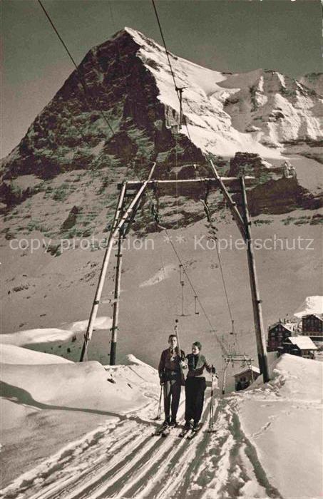 Skilift Schlepplift Remontees-Mecaniques Kleine Scheidegg Lauberhorn Eiger
