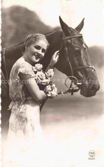 Foto FOX Paris Nr. 3680 Frau Pferd
