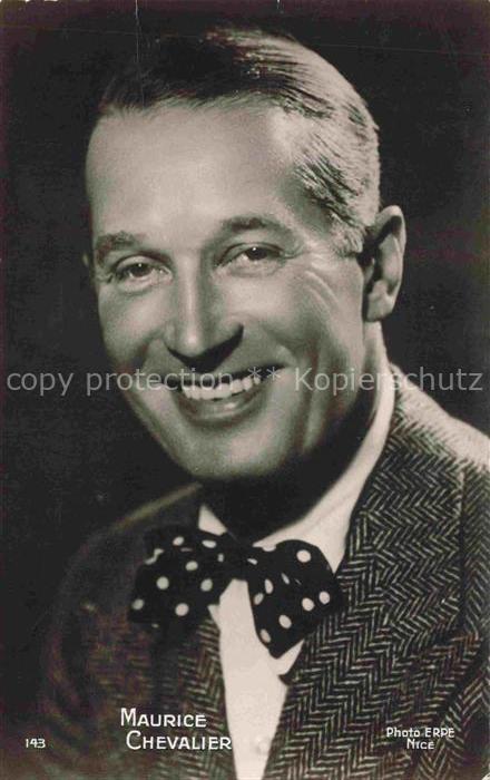 SchauspielerIN Actor Acteur Actrice Attore Attrice-- Maurice Chevalier Photo Erp