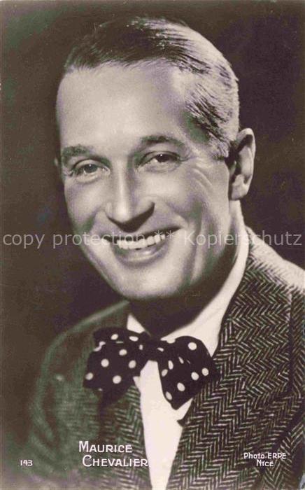 SchauspielerIN Actor Acteur Actrice Attore Attrice-- Maurice Chevalier Kores
