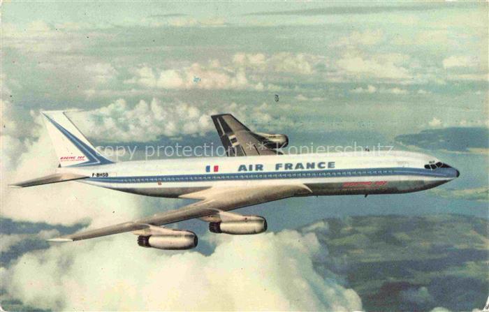 FLUGZEUGE ZIVIL Air France Boeing 707 Intercontinental