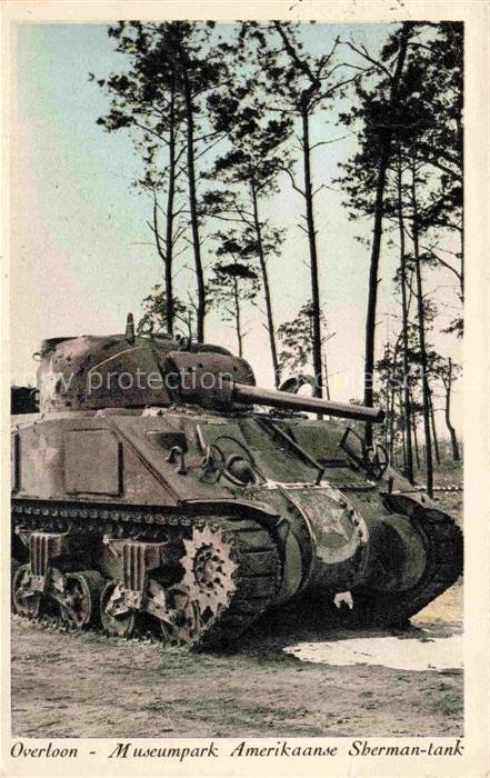Militaria Panzer Tank Char d Assaut Overloon Museumspark Americanse Sherman-Tank