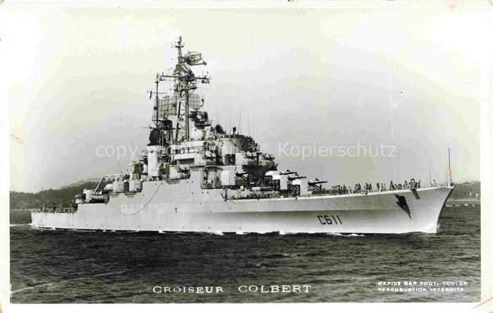 Marine  Warships Crouseur Colbert