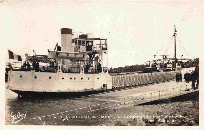 Dampfer Binnenschifffahrt AGA Soulac sur Mer Le Cordouan