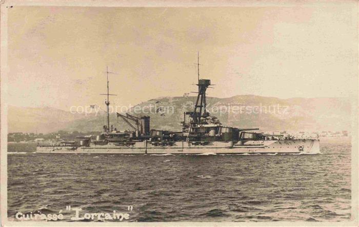 Marine  Warships Cuirasse Lorraine