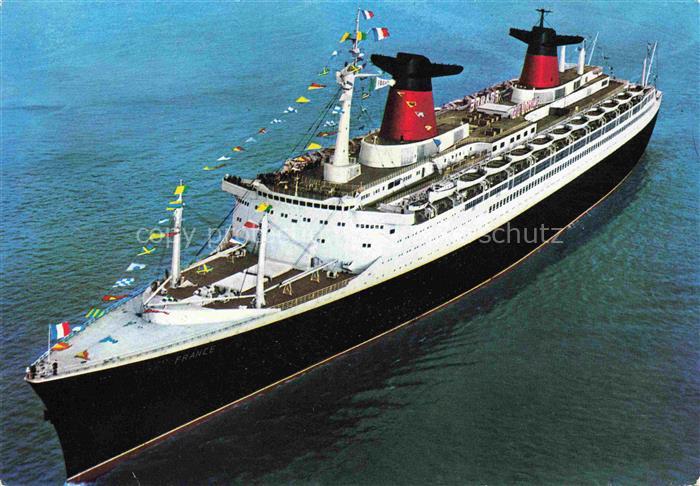 Dampfer Oceanliner Le Havre France