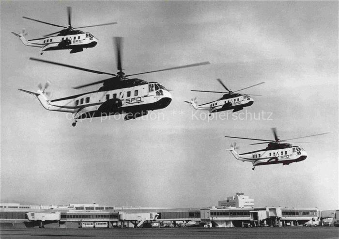 Helikopter Hubschrauber Sikorsky S61 SFO Airlines