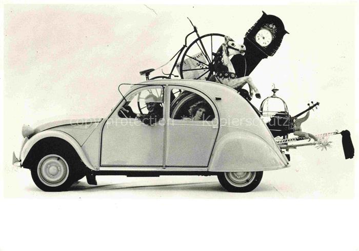 CITROEN Autos Cars Voitures-- 2 cv 1961