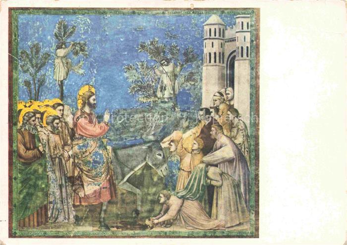 GIOTTO Kuenstlerkarte Einzug in Jerusalem