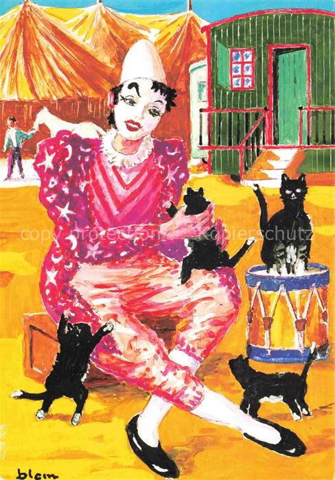 Clown Payaso Zircus Cirque-- Illustrateur Blemus