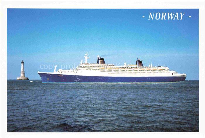 Dampfer Oceanliner Norway Phare Cordouan