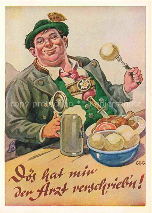 Bier Beer Biere A. Lengauer Muenchen Haxe Kloesse