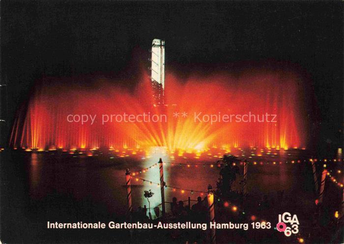 IGA Gartenbauaustellung International Hamburg Wasserlichtkonzert