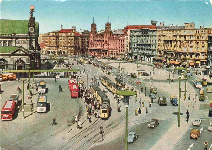 STRAssENBAHN Tramway-- Frankfurt am Main Bahnhofplatz