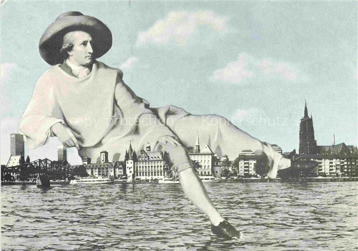 GOETHE Johann Wolfgang von (1749-1832) Dichter Frankfurt am Main