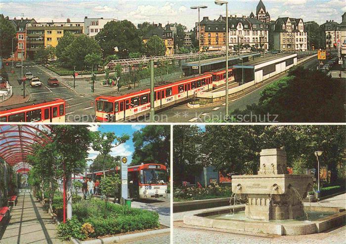 U-Bahn Subway Underground Metro Frankfurt am Main Platz Am Weissen Stein