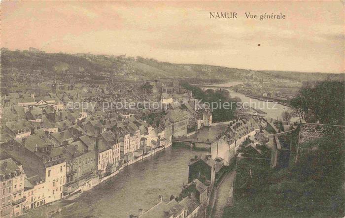 NAMUR-sur-Meuse Belgie Vue generale