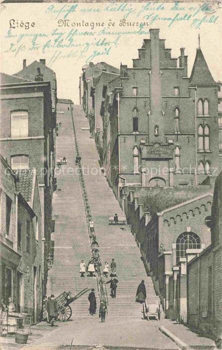 LIEGE Luettich Luik Belgie Montagne de Bueren