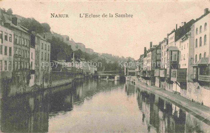 NAMUR-sur-Meuse Belgie Ecluse de la Sambre