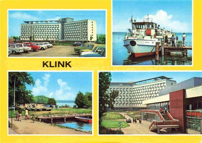 Klink Waren Mueritz Mecklenburg-Vorpommern Erholungsheim Herbert Warnke MS Fonta