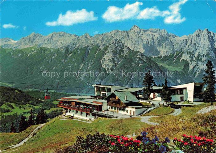 Seefeld Tirol AT Rosshuette Himmelskopfseilbahn und Seefelderjochbahn