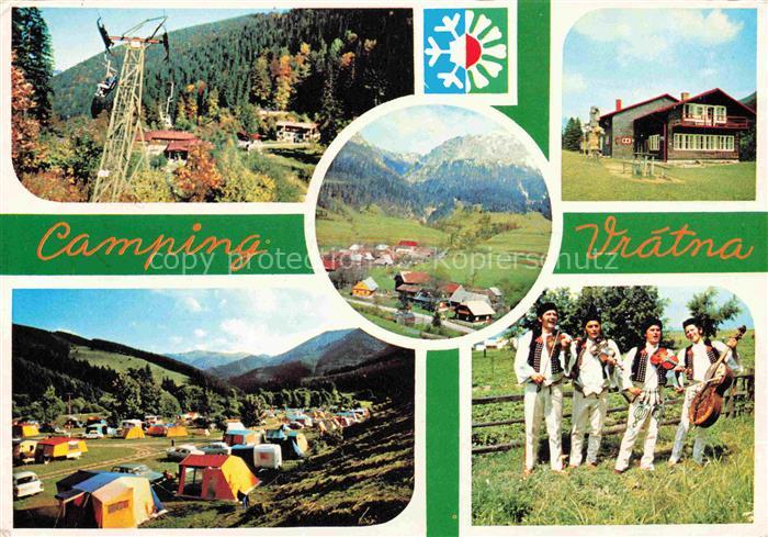 Mala Fatra Kleine Fatra SK Camping Vratna Sessellift Chleb Huette Stefanova Auto