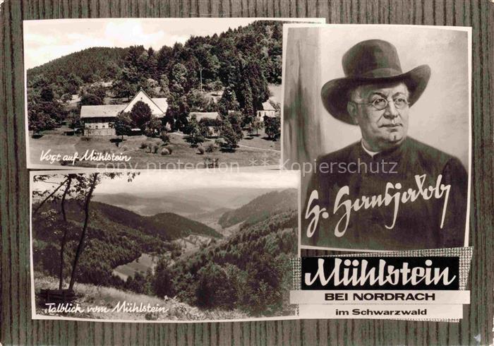 Muehlstein Vogt auf Muehlstein Talblick vom Muehlstein Portrait Hansjakob