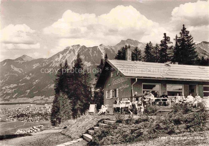 Schrattenwang Oberstdorf Bayern Gaststaette Berghaus am Soeller