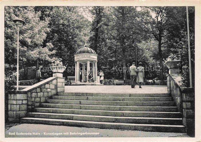 Bad Suderode Kuranlagen mit Behringerbrunnen
