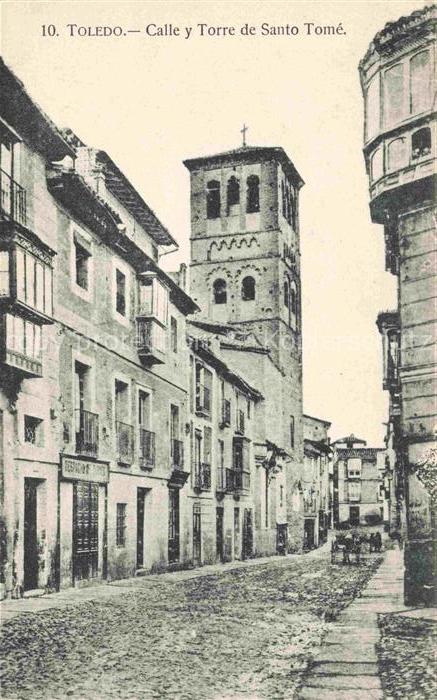 TOLEDO Castilla-La Mancha ES Calle y Torre de Santo Tomé