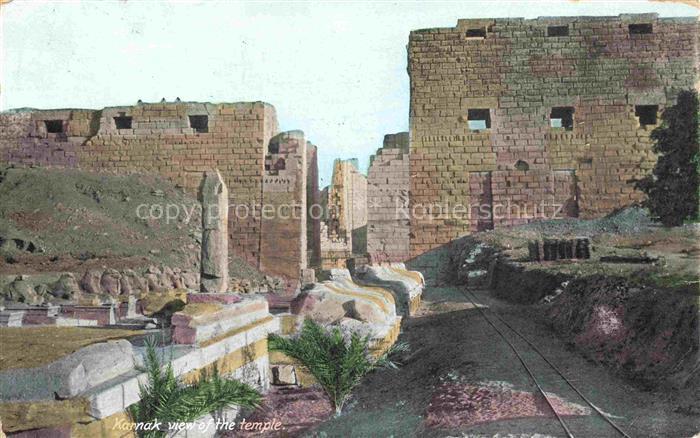 Karnak  Luxor Egypt View of the temple