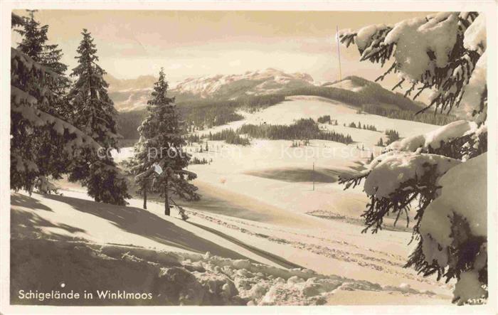 Winklmoos Winkelmoos Reit im Winkl Bayern Panorama Schigelaende Wintersportplatz