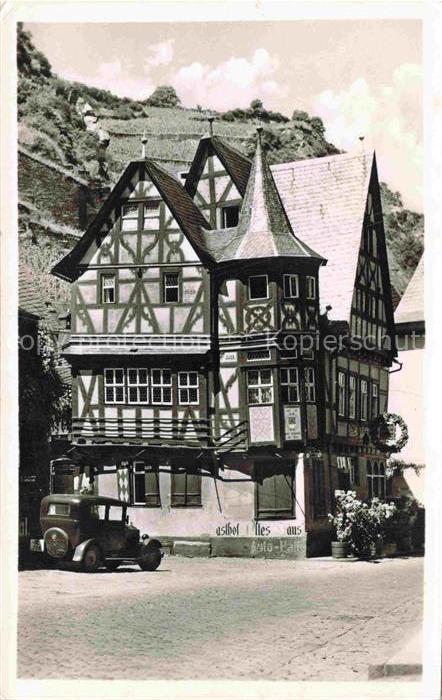 Bacharach Rhein Altes Haus Fachwerkhaus Serie Der Rhein