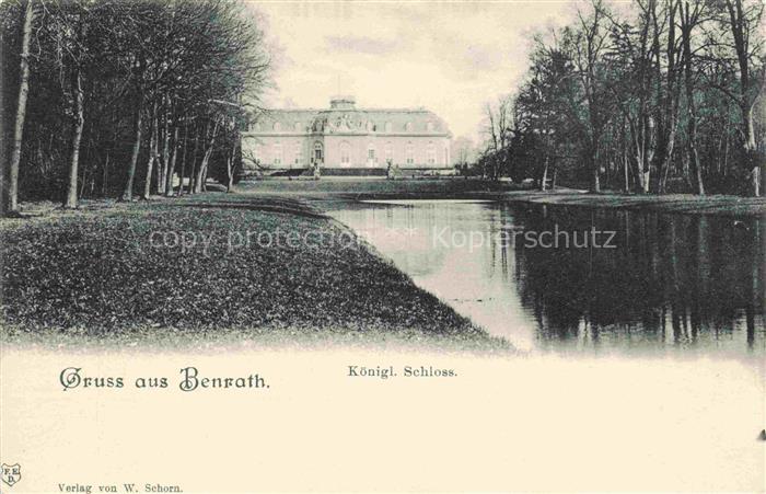 Benrath Duesseldorf NRW Koenigliches Schloss