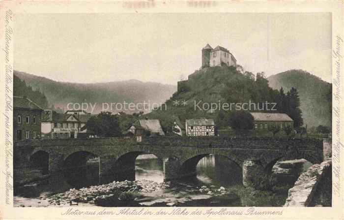 REMAGEN Rheinland-Pfalz Motiv aus dem Ahrtal in der Naehe des Apollinaris Brunne