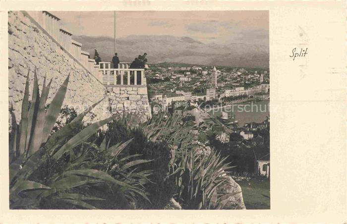 SPLIT Spalato Croatia Panorama